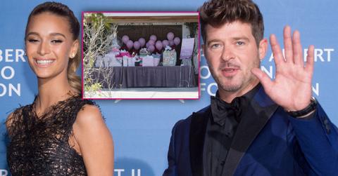 Robin Thicke April Love Geary Baby Shower Malibu