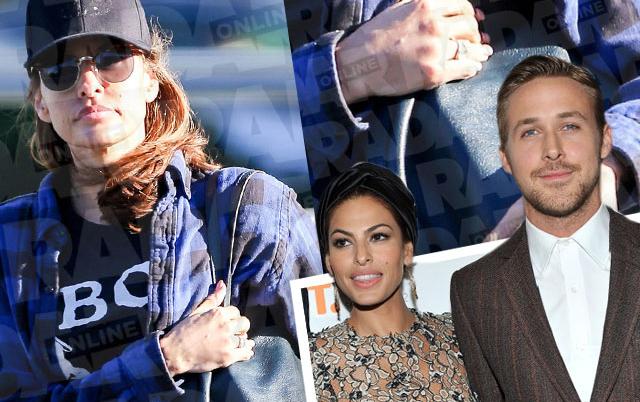 Ryan Gosling Eva Mendes Married Rumors Ring Photos -- Secret Marriage ...