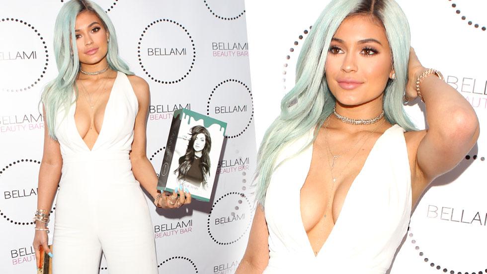 Kylie Jenner Hair Mint Green