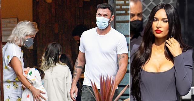 brian austin green girlfriend sharna kids photos megan fox divorce final r