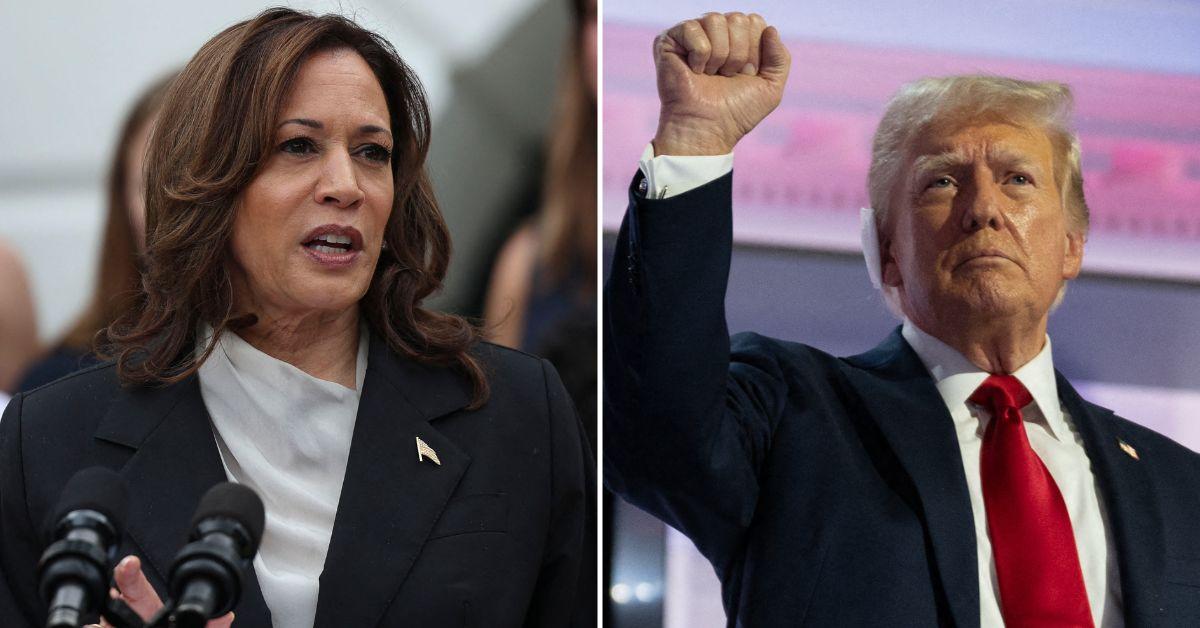 Kamala Harris Trump Dark Past National Poll