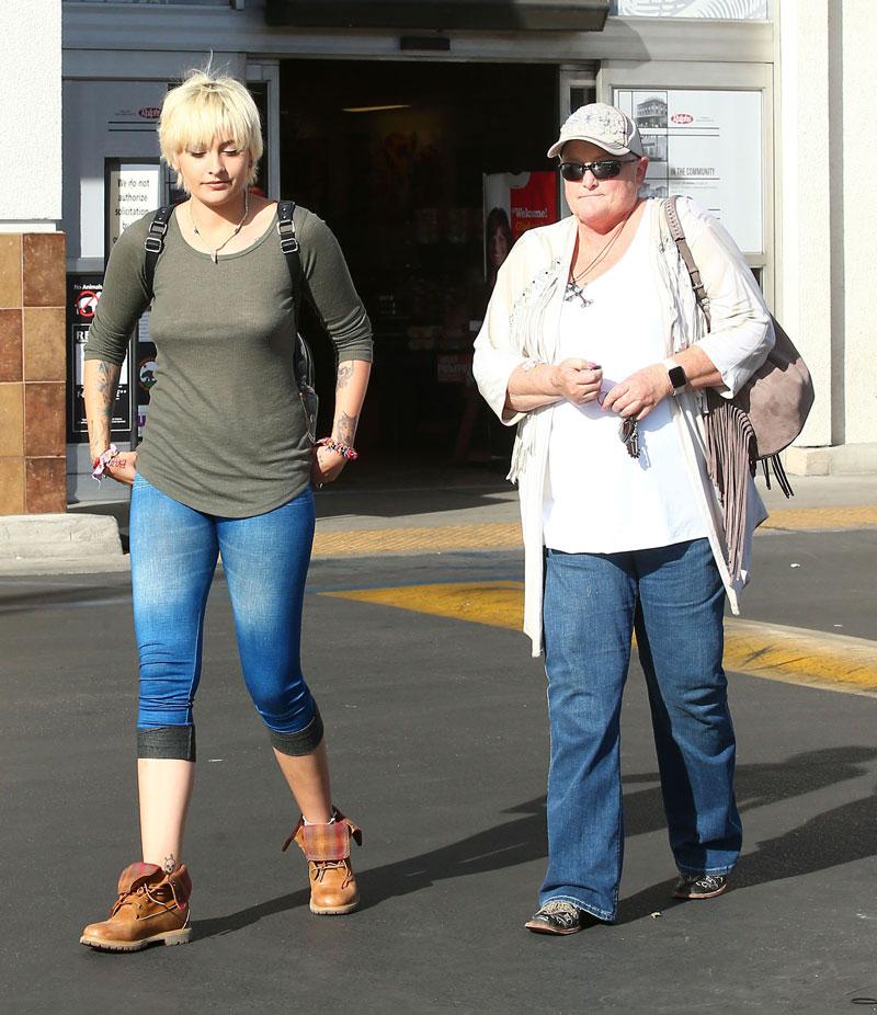 Paris Jackson Mom Debbie Rowe Cancer Reunited Pics