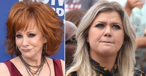 reba mcentire tension kelly clarkson voice divorce stepson
