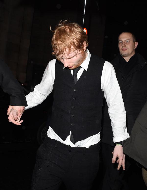 Ed Sheeran Drunk At Brit Awards