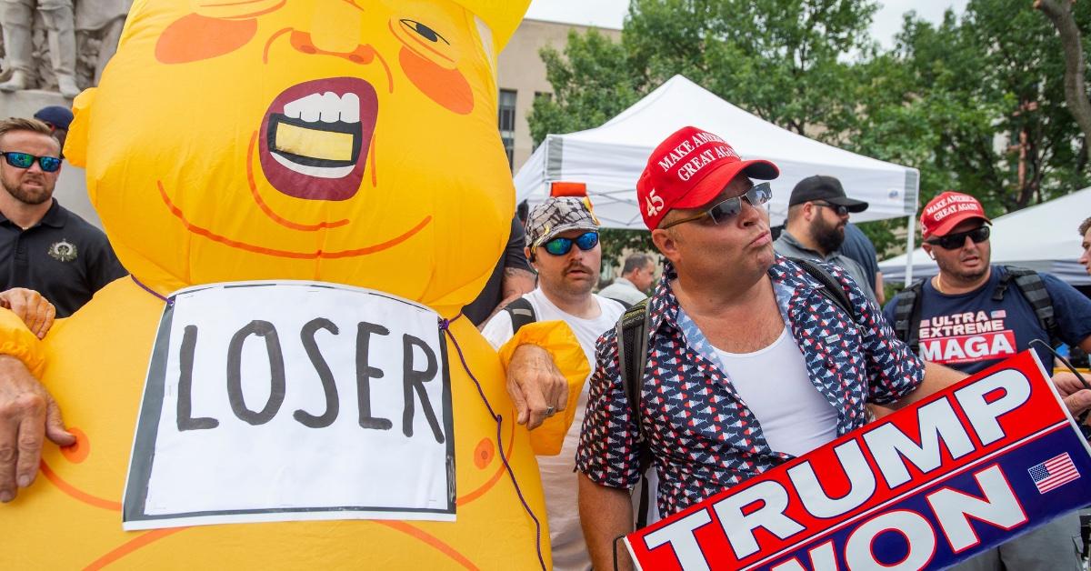 trump supporters not present dc third arraignment cnn reportsscene