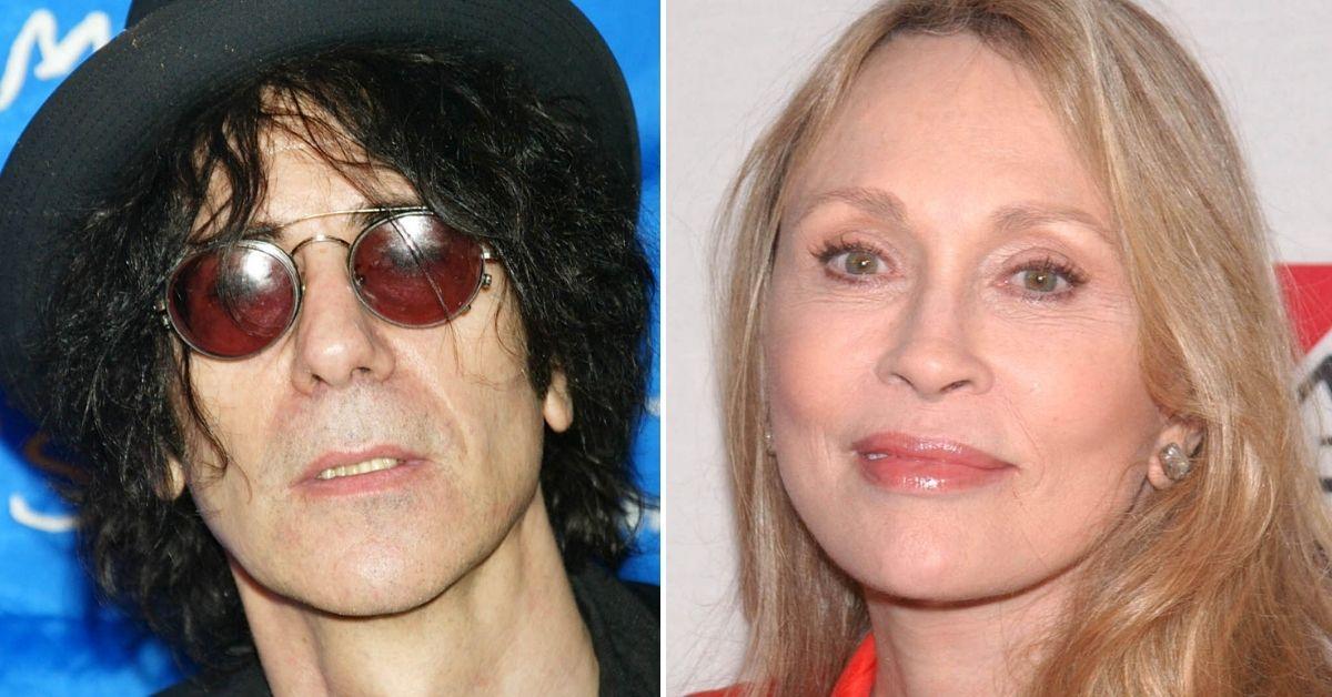 Split photo of Peter Wolf, Faye Dunaway.