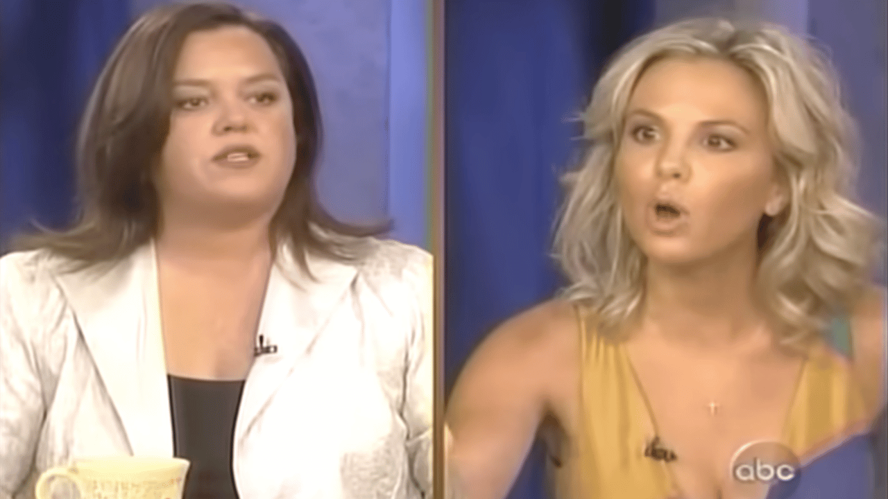 Rosie O'Donnell and Elisabeth Hasselbeck famously got into an on-air spat over the war in Iraq.