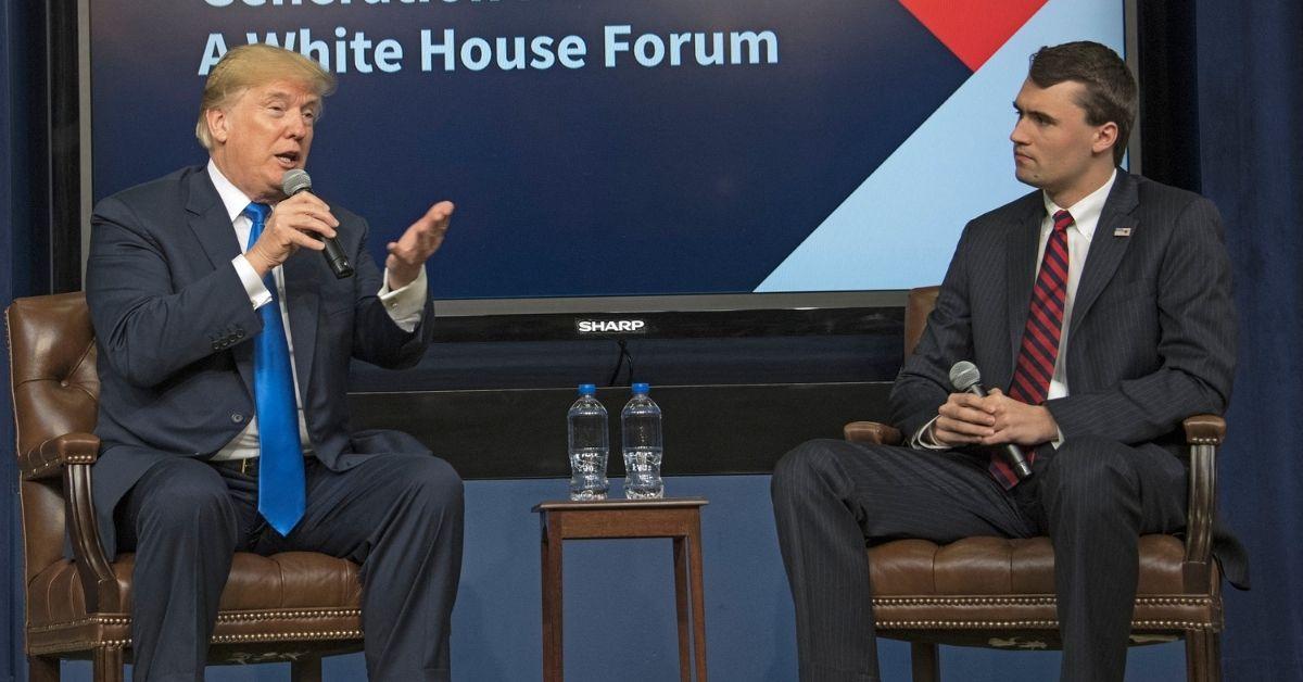 picture of Donald Trump and Charlie Kirk
