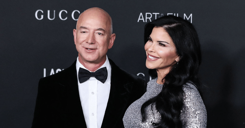 Photo of Jeff Bezos and Lauren Sànchez