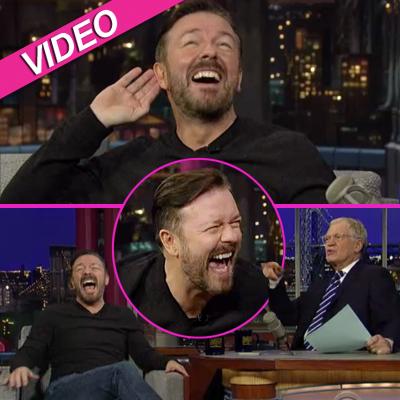 //gervais letterman cbs post