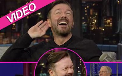 //gervais letterman cbs post