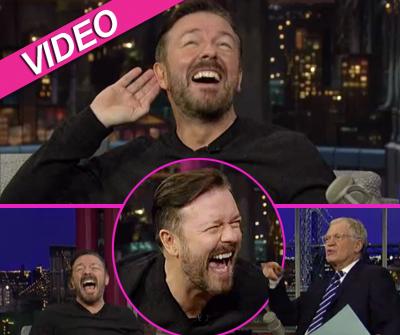 //gervais letterman cbs post