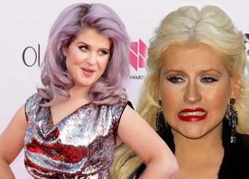 //christina aguilera kelly osbourne feud over wenn