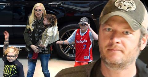 Blake Shelton Spends Time With Gwen Stefani's Kids