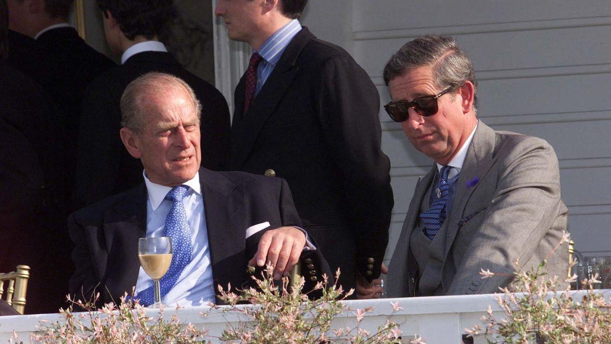 Photo of Prince Philip and King Charles