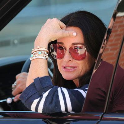 Kyle Richards Tired & Stressed