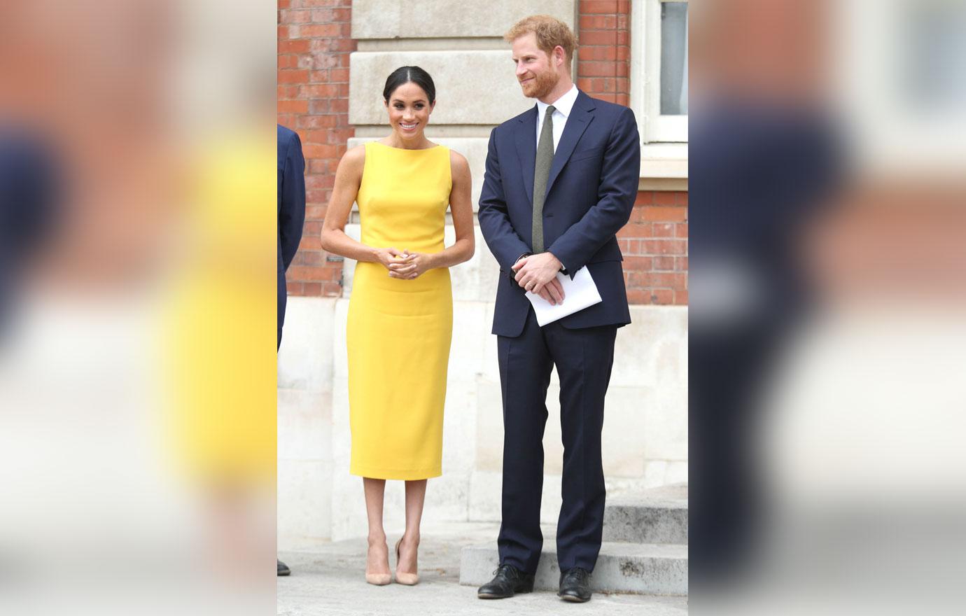 Meghan Markle Yellow Dress Harry