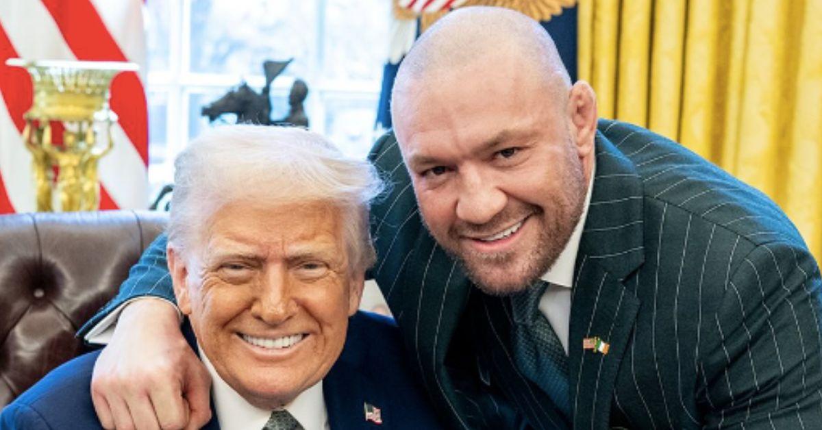 Photo of Donald Trump and Conor McGregor