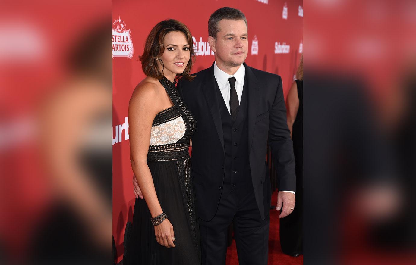 matt damon marriage counseling wife Luciana Barroso