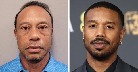 Photo of Tiger Woods, Michael B. Jordan