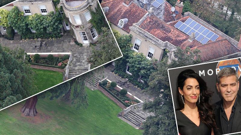 George Clooney Amal Clooney Mansion Construction Neighbors