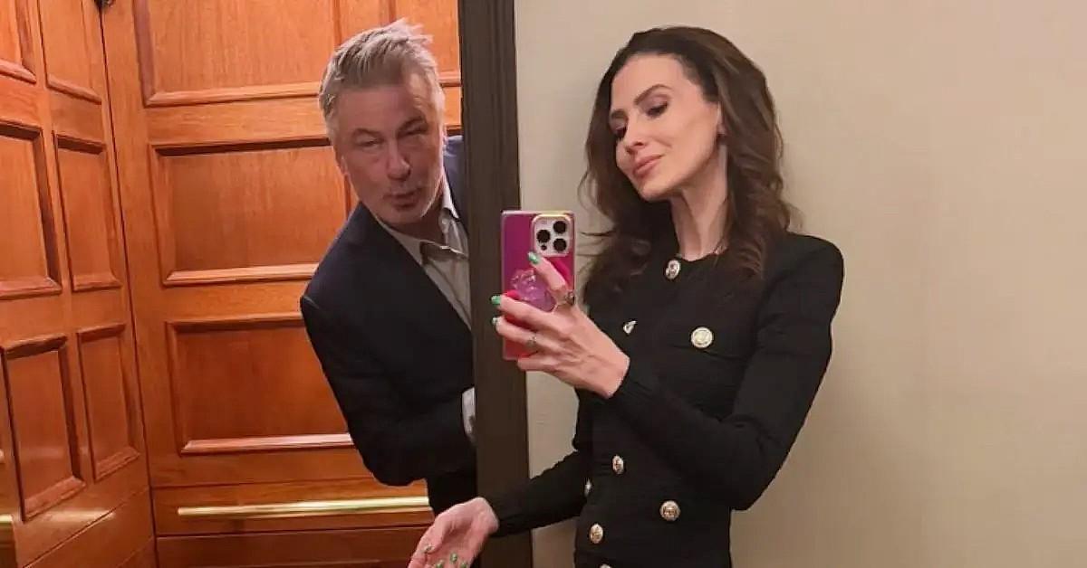 Photo of Alec and Hilaria Baldwin