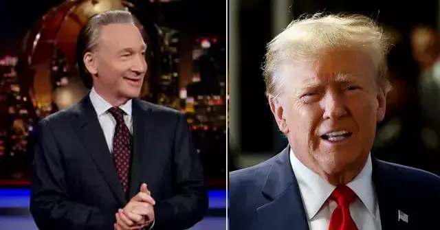 Composite photo of Bill Maher and Donald Trump