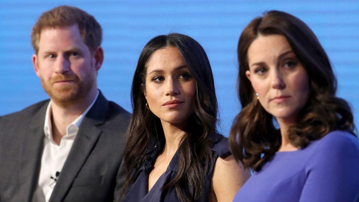 Photo of Prince Harry, Meghan Markle and Kate Middleton