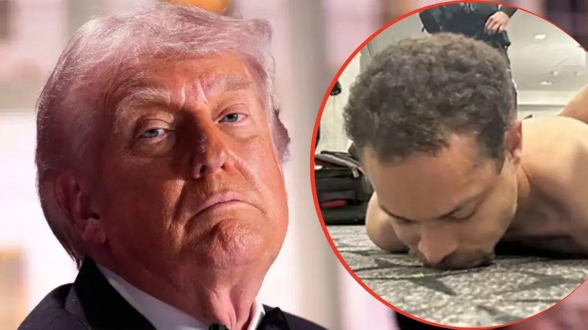 Photo of Donald Trump and Cole Allen