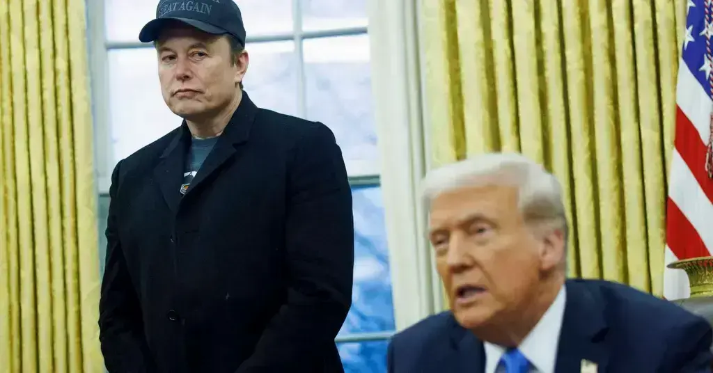 Photo of Elon Musk and Donald Trump