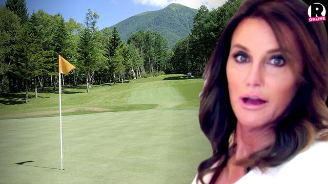 Caitlyn Jenner Golfing