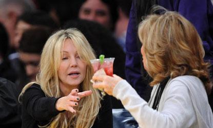 //heather locklear lakers game