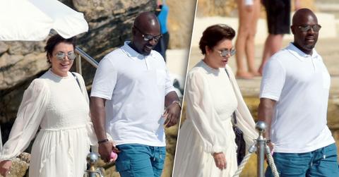 Kris Jenner Corey Gamble Boat France PDA
