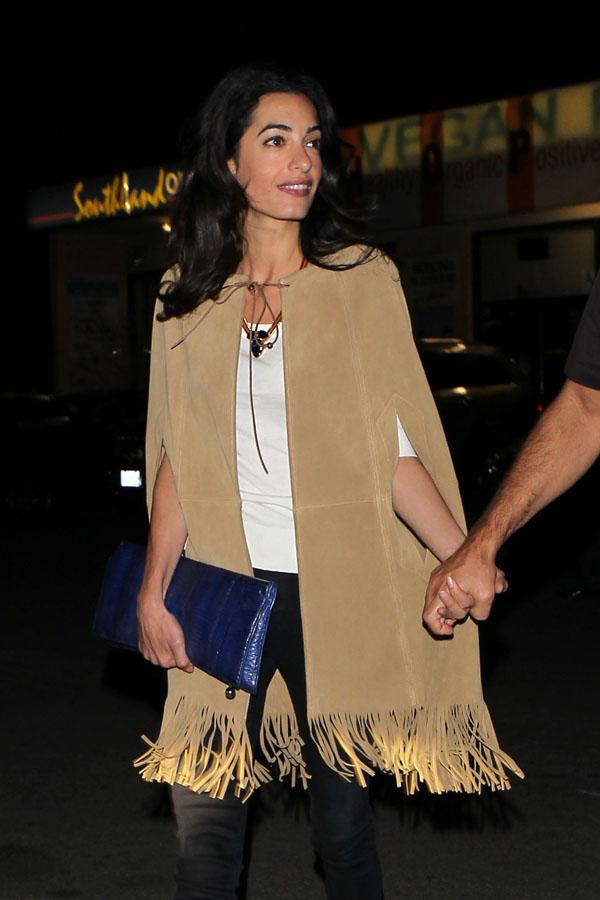 George Clooney Amal Alamuddin Valentines Date