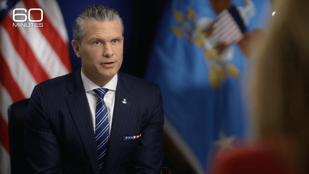 The segment with the Defense Secretary was labeled a 'puff piece'.