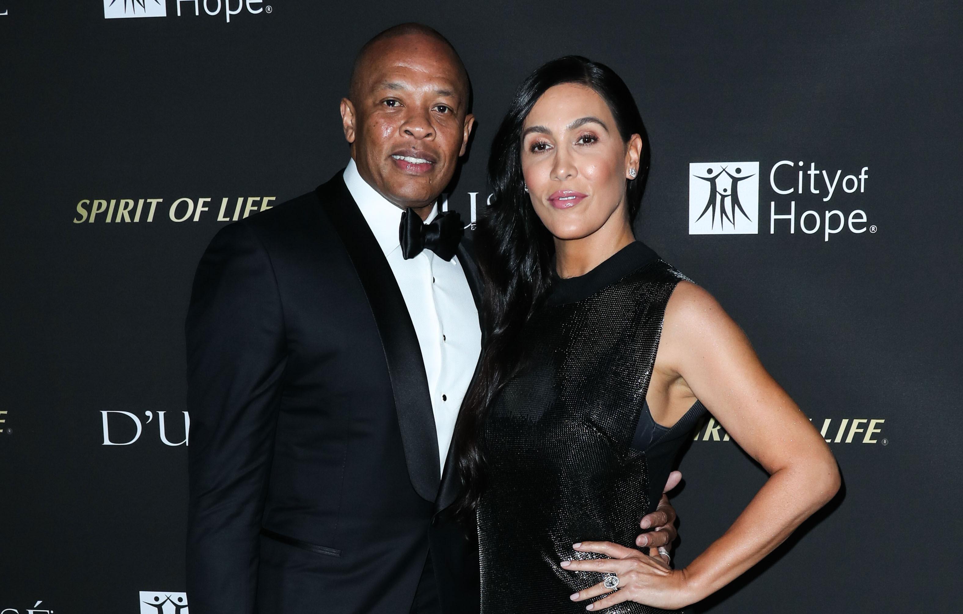 dr dre ex wife nicole young deposed music moguls mom  billion divorce  million