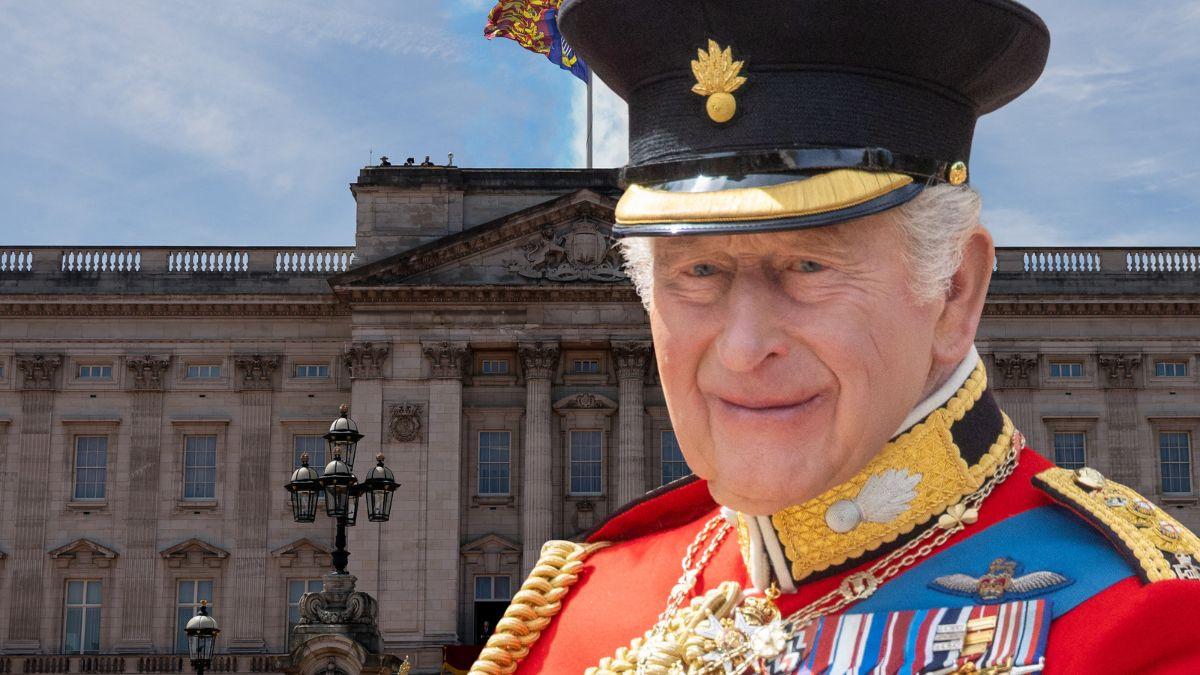 Photo of Buckingham Palace and King Charles