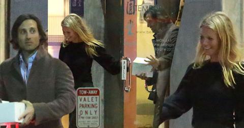 //gwyneth paltrow boyfriend brad falchuk birthday dinner pp