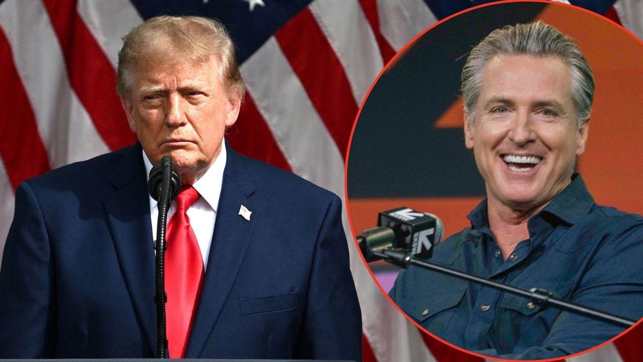 Gavin Newsom calls Trump a "sick man."