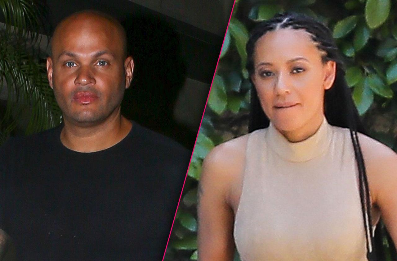 //Mel B Stephen Belafonte Sued restaurant pp