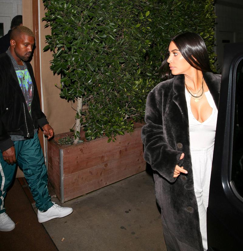 Kim Kardashian Kanye West Dinner Date Divorce Rumors