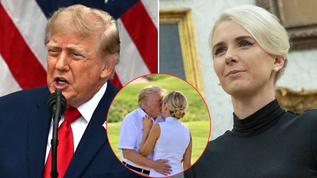 photo of Donald Trump and Natalie Harp