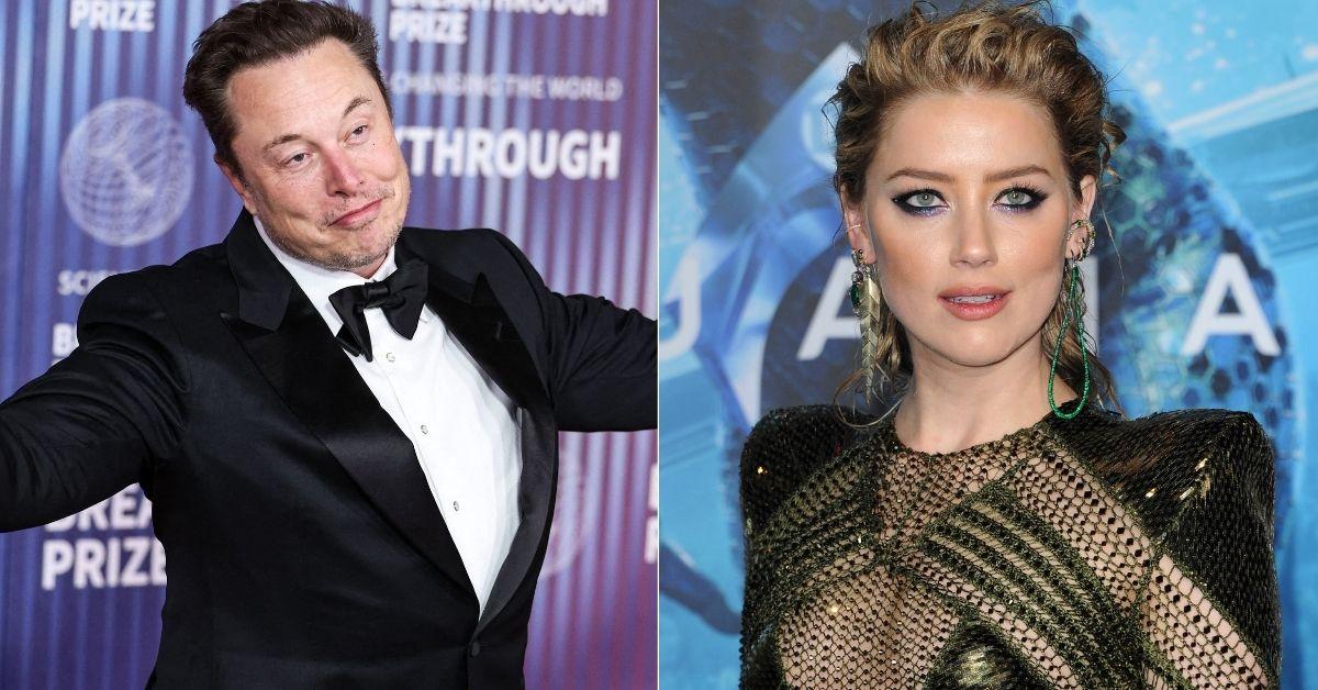 Photo of Elon Musk and Amber Heard