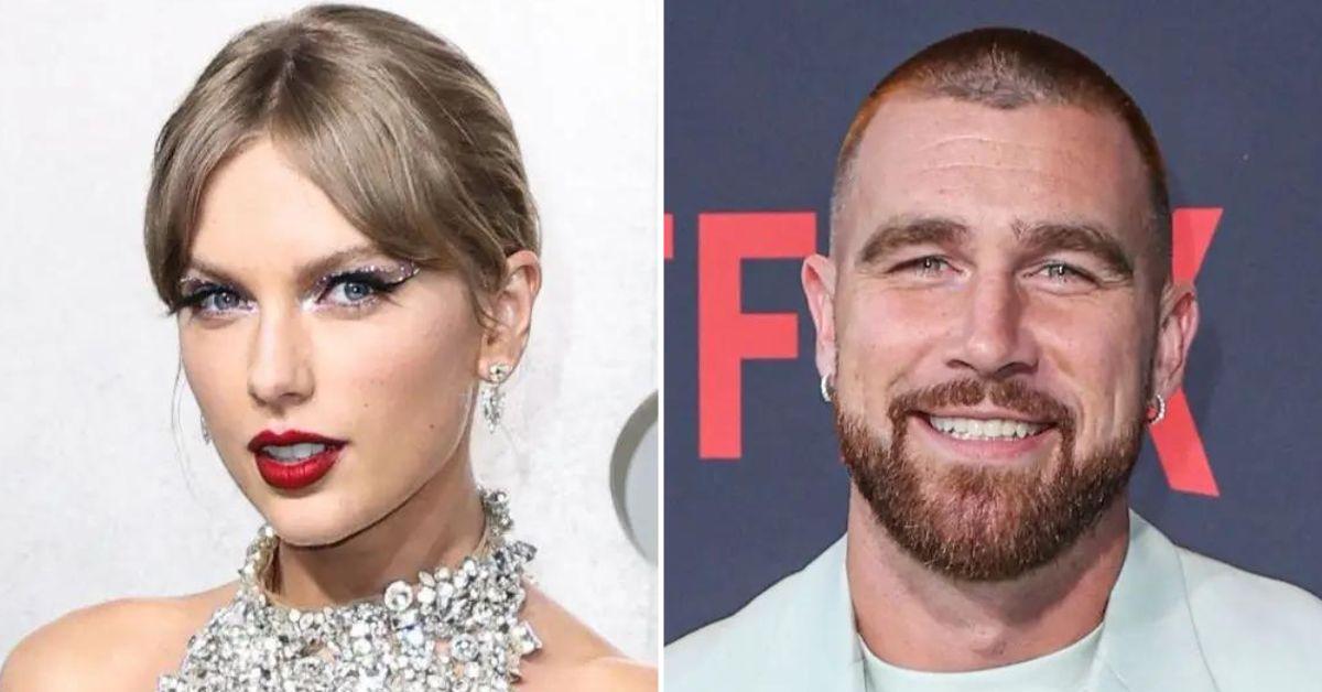 Composite photo of Taylor Swift, Travis Kelce