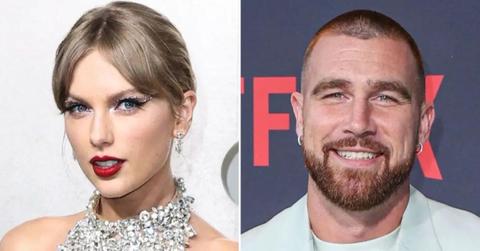 Composite photo of Taylor Swift, Travis Kelce