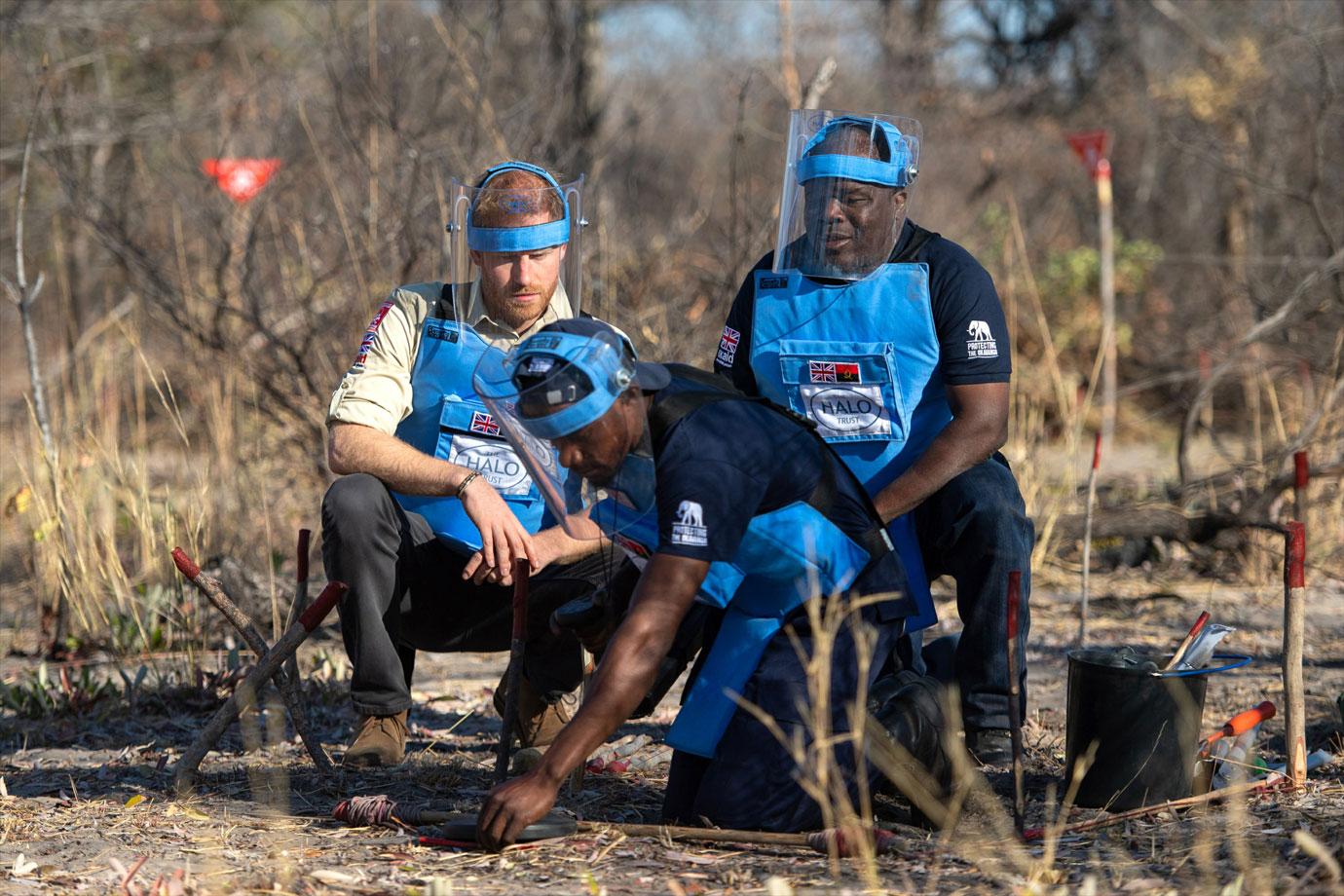 Prince Harry Follows Diana’s Footsteps With Angola Landmine Visit