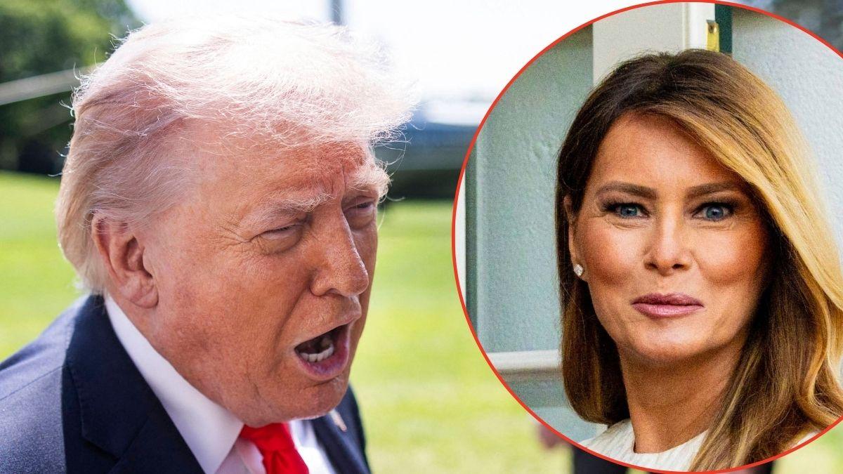 picture of Donald Trump and melania Trump