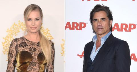 Photo of John Stamos and. Rebecca Romijn