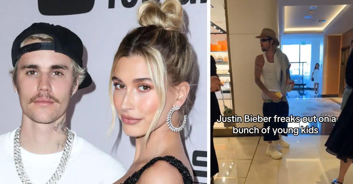 Composite photo of Justin and Hailey Bieber