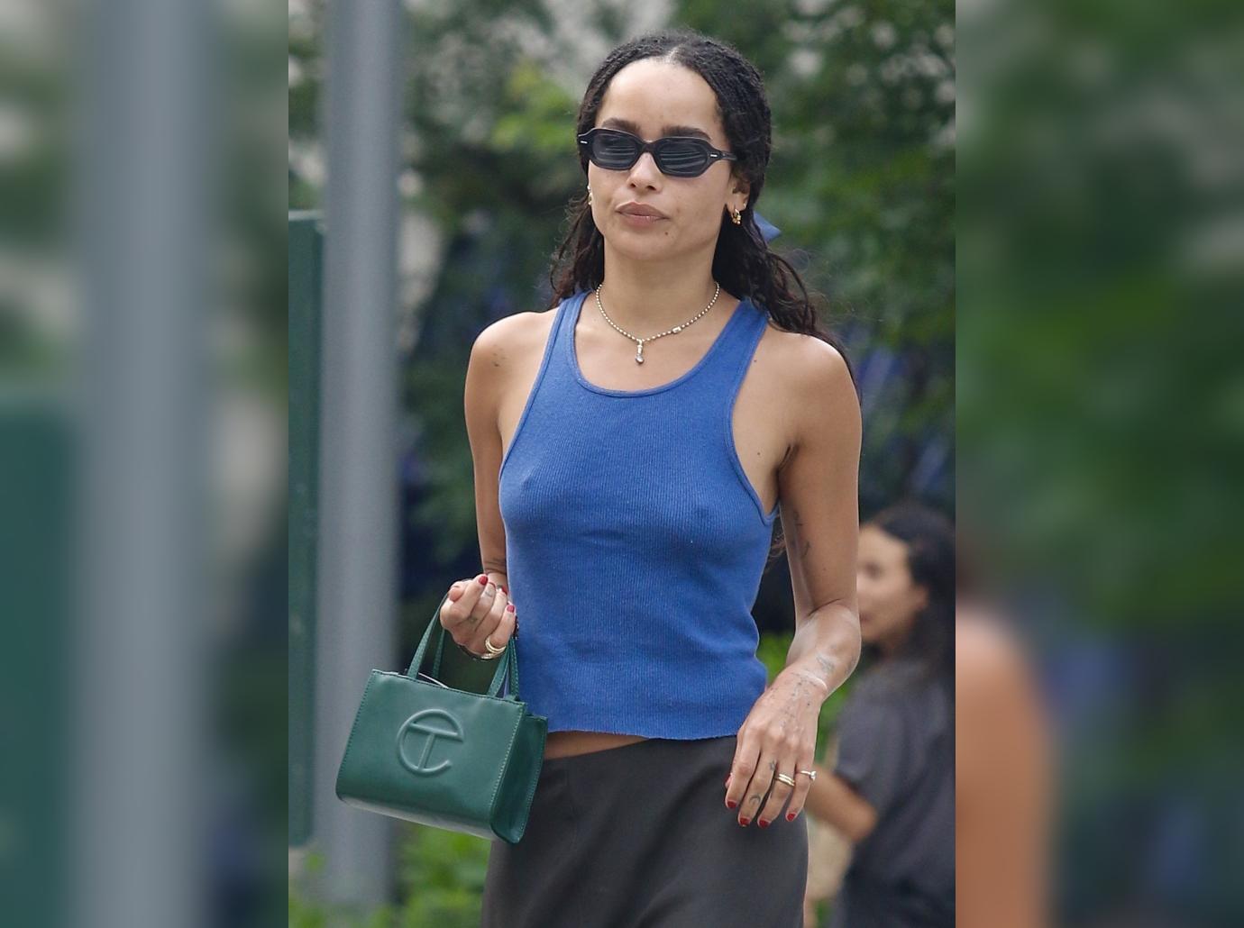 zoe kravitz walking gallery pic